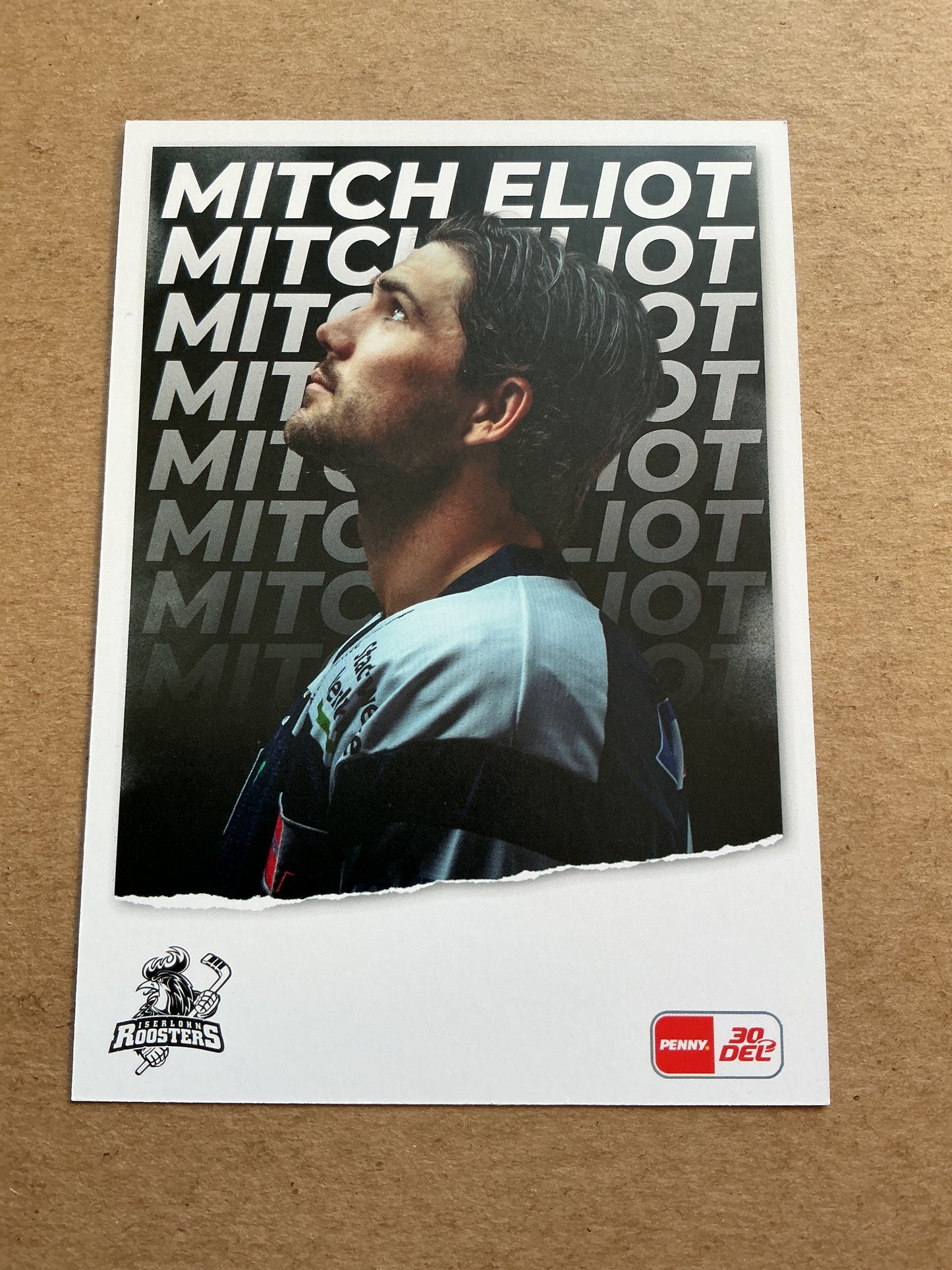 Mitch Eliot, USA 🇺🇸 Iserlohn Roosters 2023/24 hand signed