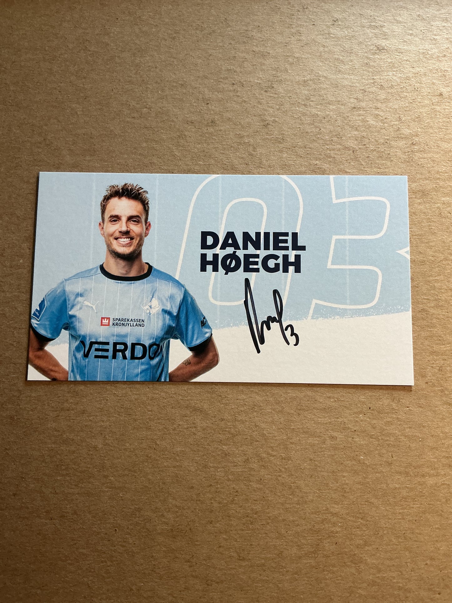 Daniel Høegh, Denmark 🇩🇰 Randers FC 2023/24 hand signed