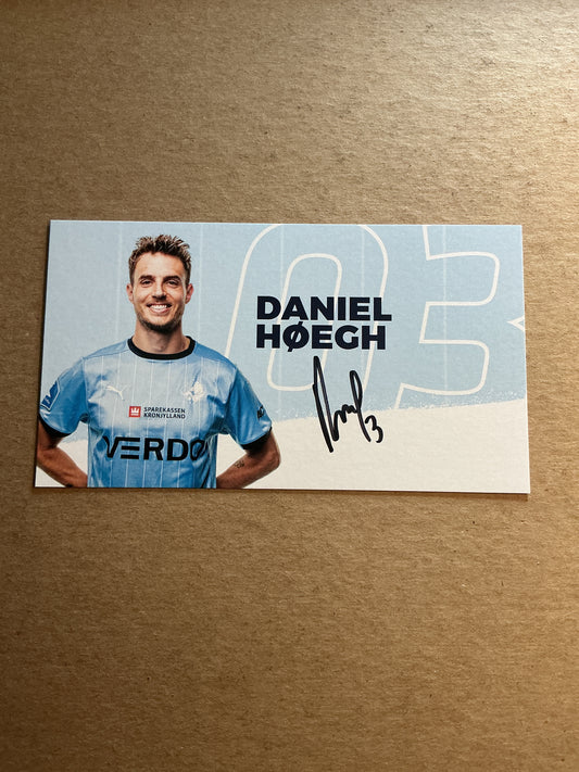 Daniel Høegh, Denmark 🇩🇰 Randers FC 2023/24 hand signed