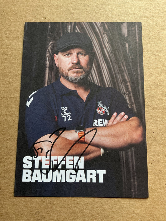 Steffen Baumgart, Germany 🇩🇪 1.FC Köln 2023/24 hand signed