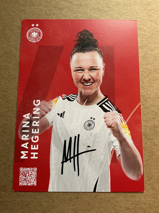 Marina Hegering, Germany 🇩🇪 Summer Olympics 2024 hand signed