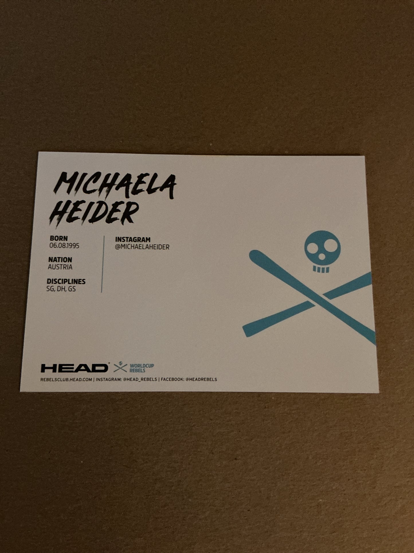 Michaela Heider, Austria 🇦🇹 Alpine 2023/24 hand signed