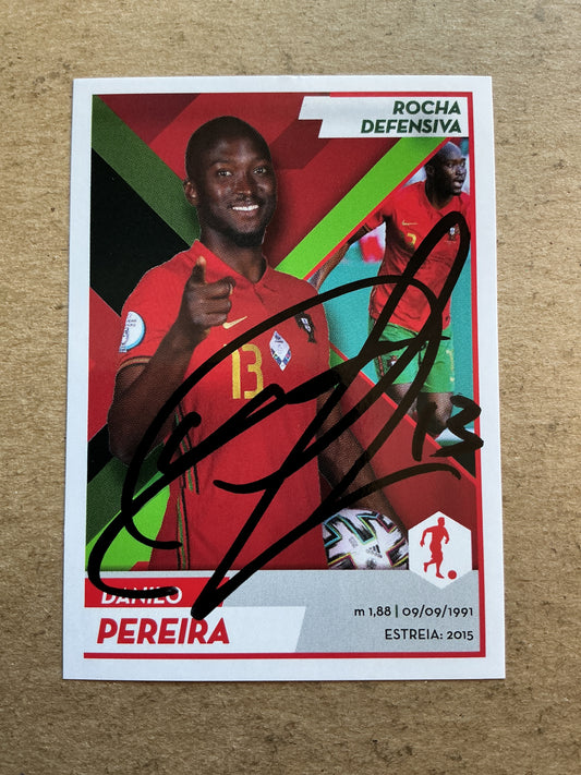 Danilo Pereira, Portugal 🇵🇹 UEFA Euro 2020 Panini hand signed