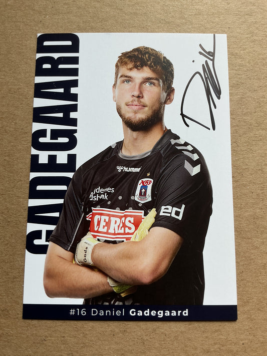 Daniel Gadegaard, Denmark 🇩🇰 Aarhus GF 2021/22 hand signed