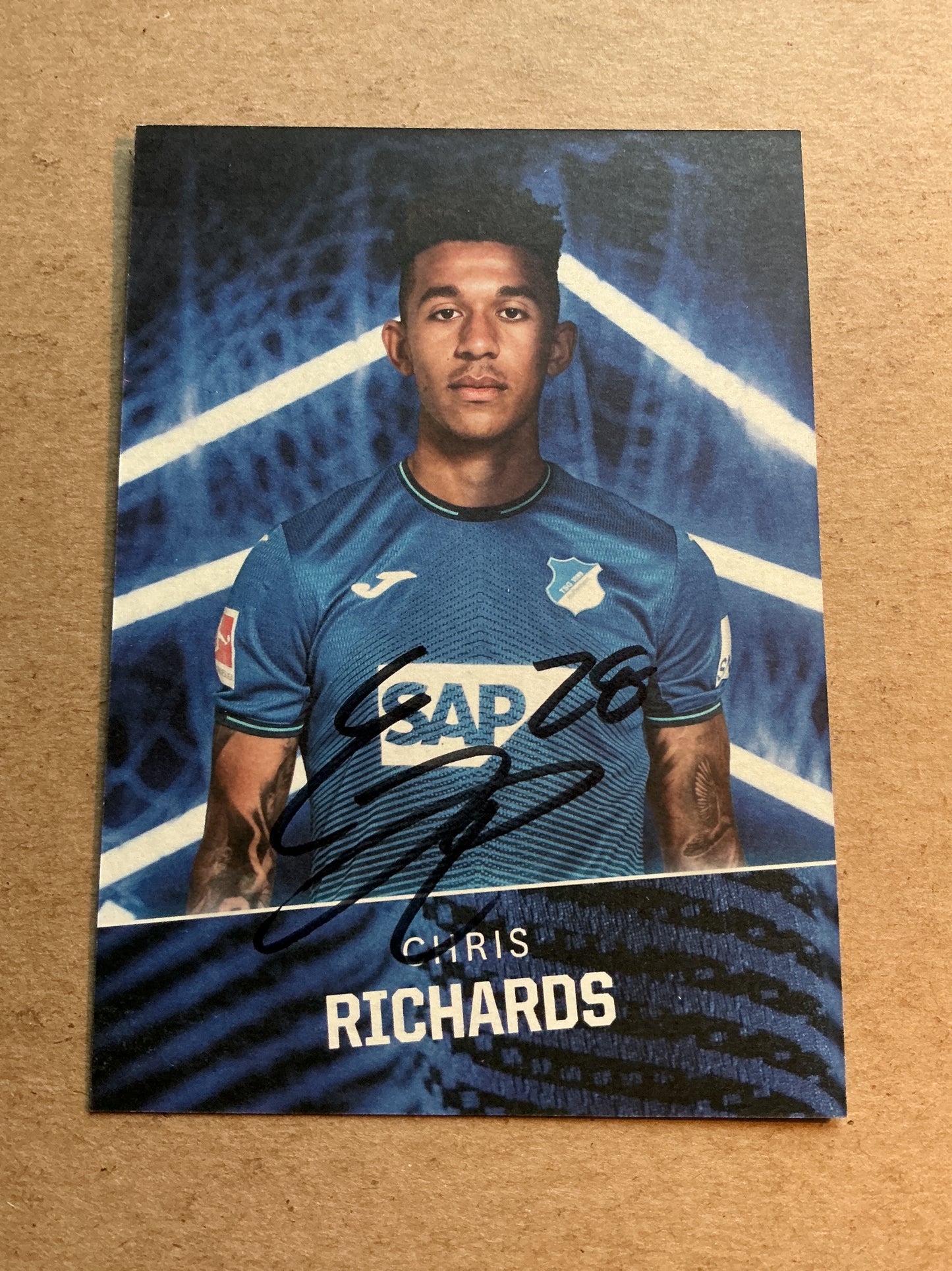 Chris Richards, USA 🇺🇸 TSG 1899 Hoffenheim 2021/22 hand signed
