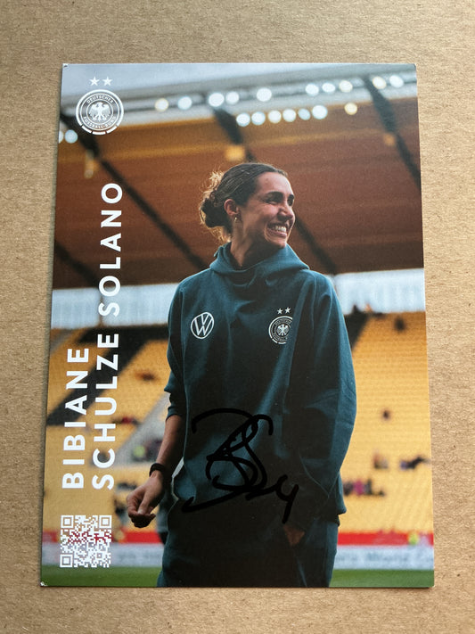Bibiane Schulze Solano, Germany 🇩🇪 Summer Olympics 2024 hand signed