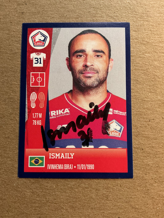 Ismaily, Brazil 🇧🇷 Lille OSC 2023 Panini hand signed