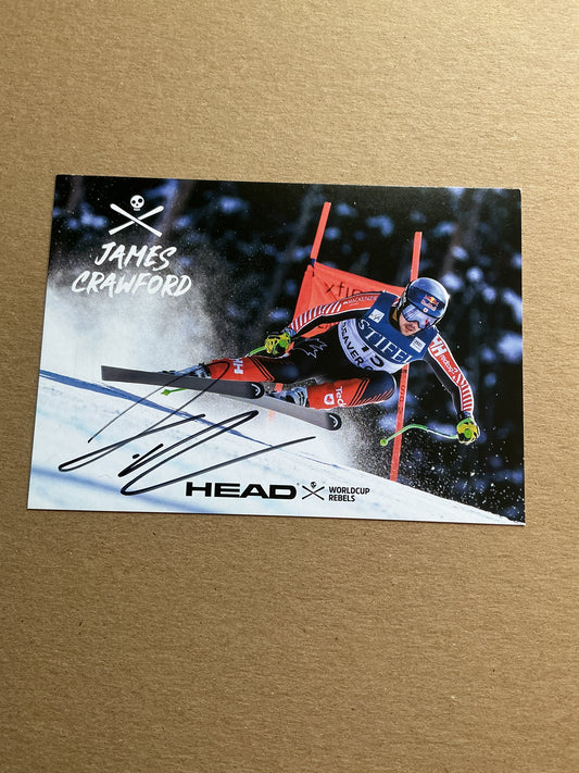 James Crawford, Canada 🇨🇦 Alpine Winter Sports 2024/25 hand signed