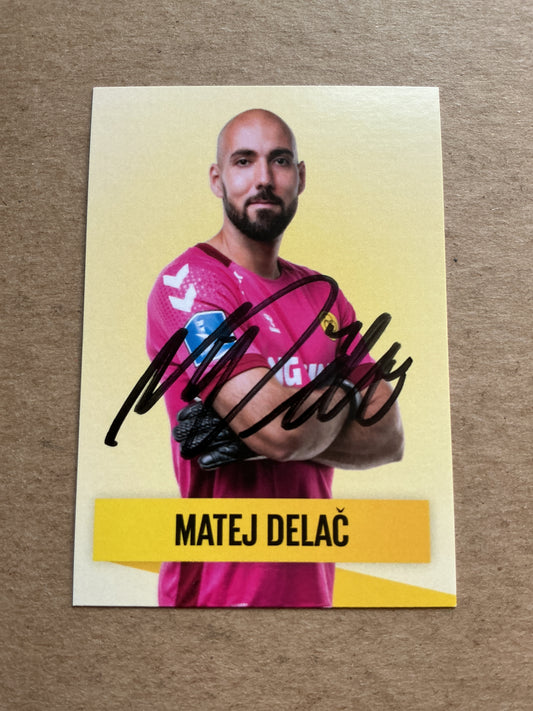 Matej Delac, Croatia 🇭🇷 AC Horsens 2022/23 hand signed