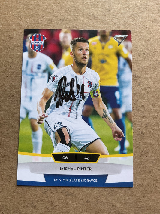 Michal Pintér, Slovakia 🇸🇰 FC ViOn Zlaté Moravce 2020/21 hand signed