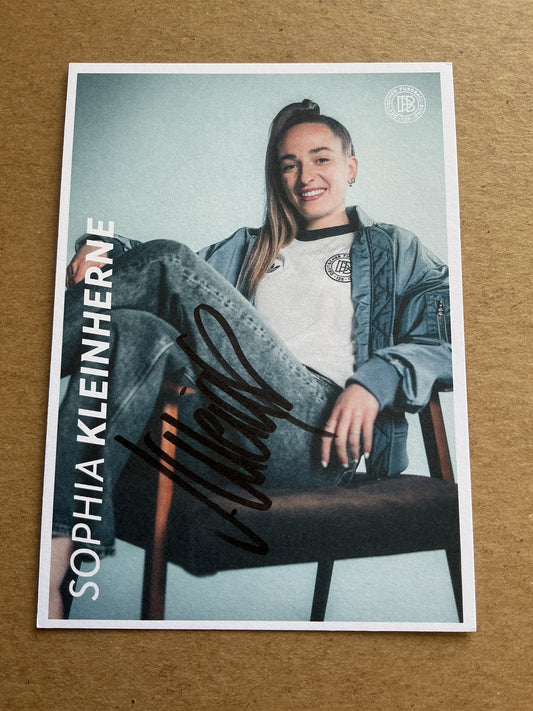 Sophia Kleinherne, Germany 🇩🇪 Women’s Euro Cup 2025 hand signed