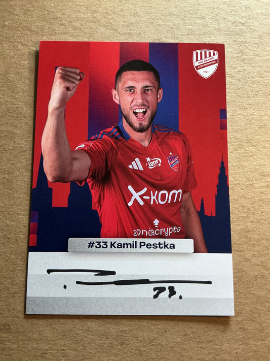 Kamil Pestka, Poland 🇵🇱 Rakow Czestochowa 2024/25 hand signed