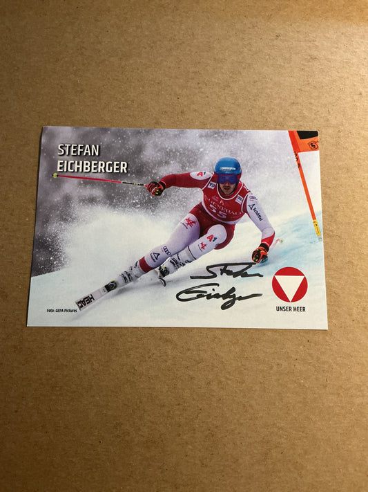Stefan Eichberger, Austria 🇦🇹 Alpine Winter Sports 2024/25 hand signed