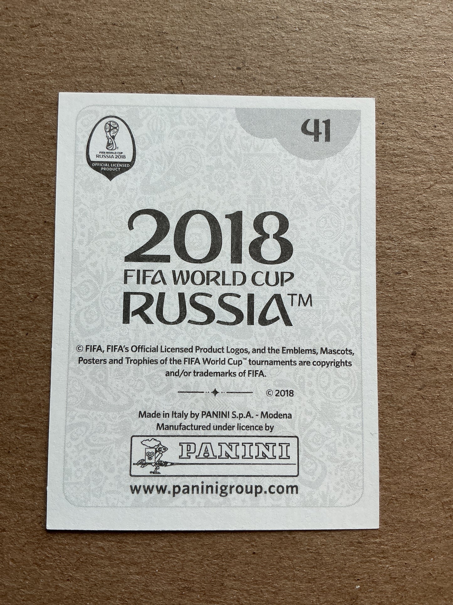 Aleksei Miranchuk, Russia 🇷🇺 FIFA World Cup 2018 Panini hand signed