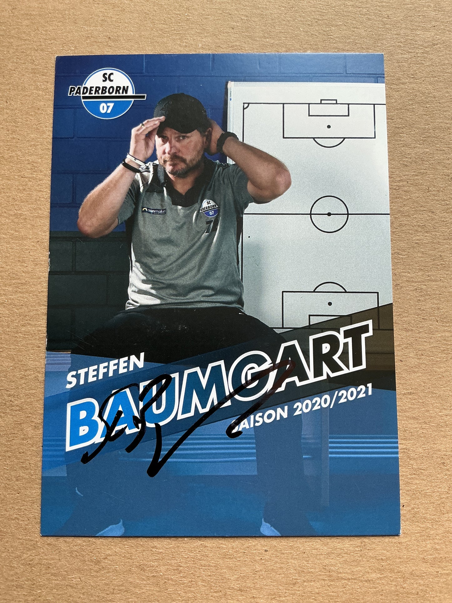 Steffen Baumgart, Germany 🇩🇪 SC Paderborn 07 2020/21 hand signed
