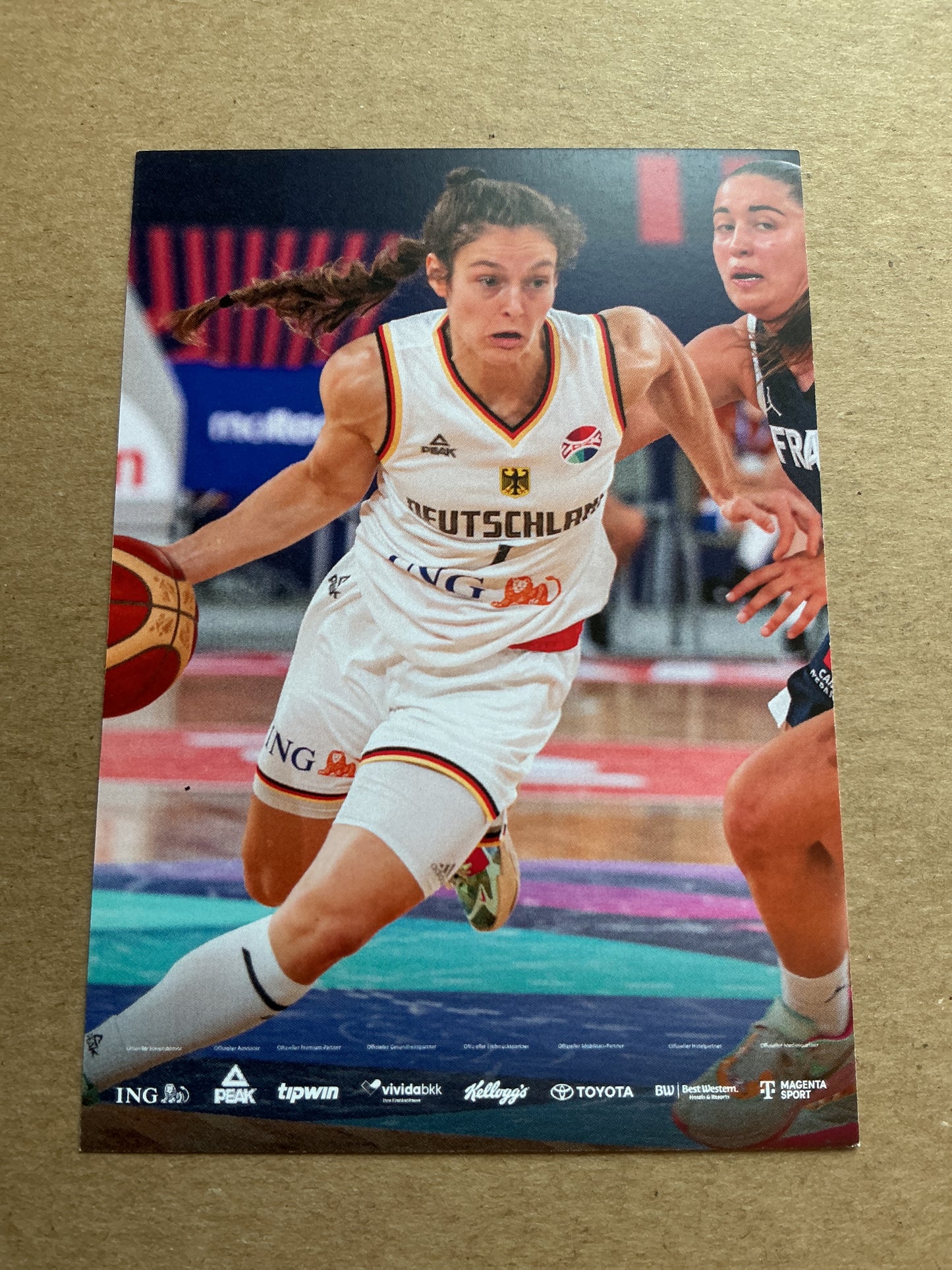 Jennifer Crowder, Germany 🇩🇪 Basketball Summer Olympics 2024 hand signed