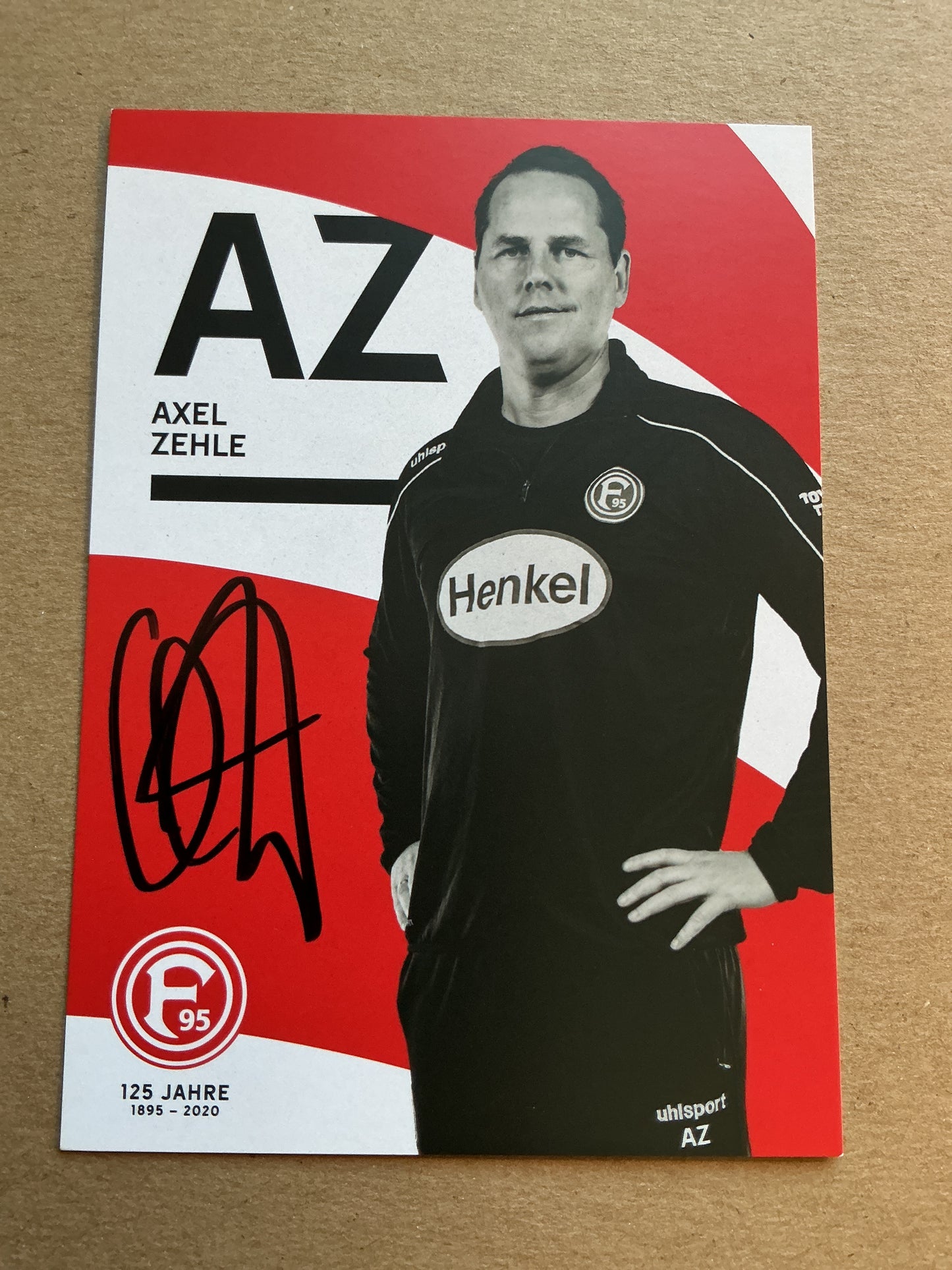 Axel Zehle, Germany 🇩🇪 Fortuna Düsseldorf 2019/20 hand signed