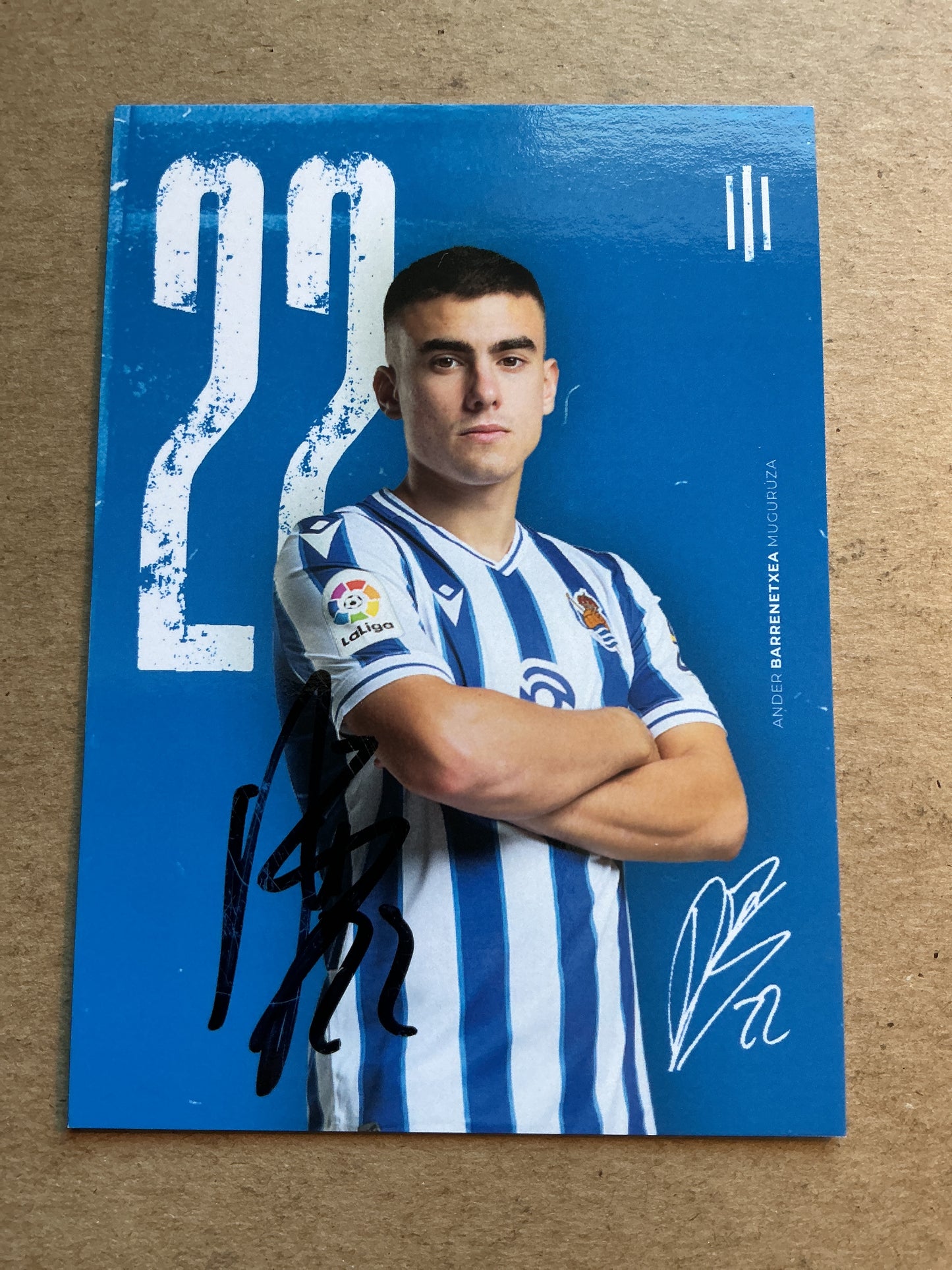 Ander Barrenetxea, Spain 🇪🇸 Real Sociedad 2020/21 hand signed