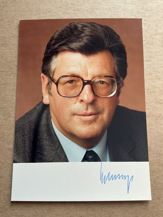 Philipp Jenninger, Germany 🇩🇪 President Bundestag hand signed