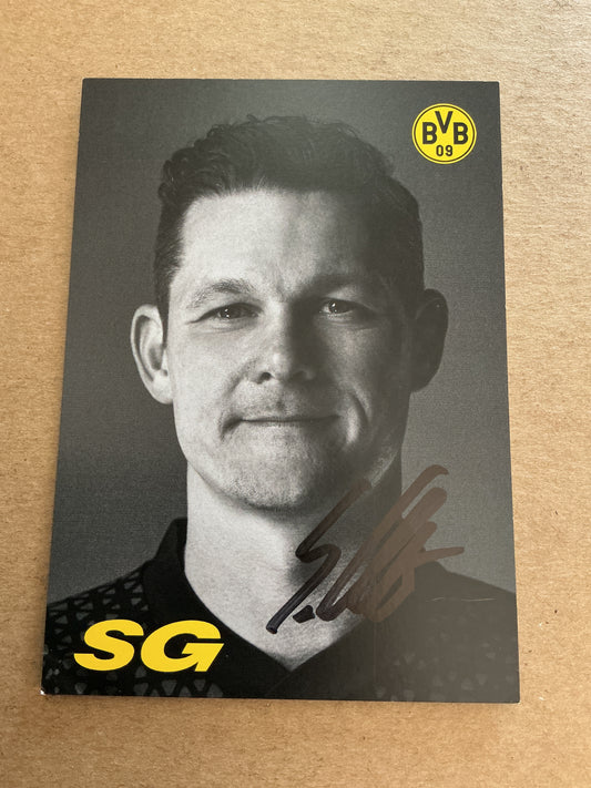 Sebastian Geppert, Germany 🇩🇪 Borussia Dortmund 2023/24 hand signed