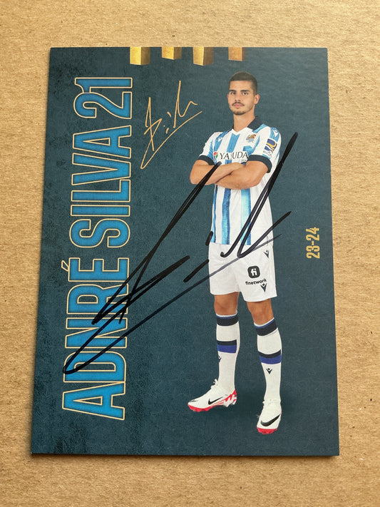 André Silva, Portugal 🇵🇹 Real Sociedad 2023/24 hand signed