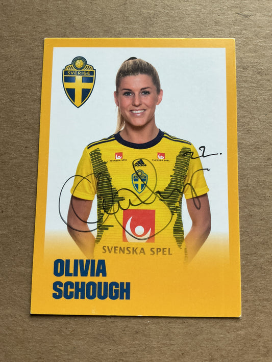 Olivia Schough, Sweden 🇸🇪 UEFA Women’s Euro 2022 hand signed
