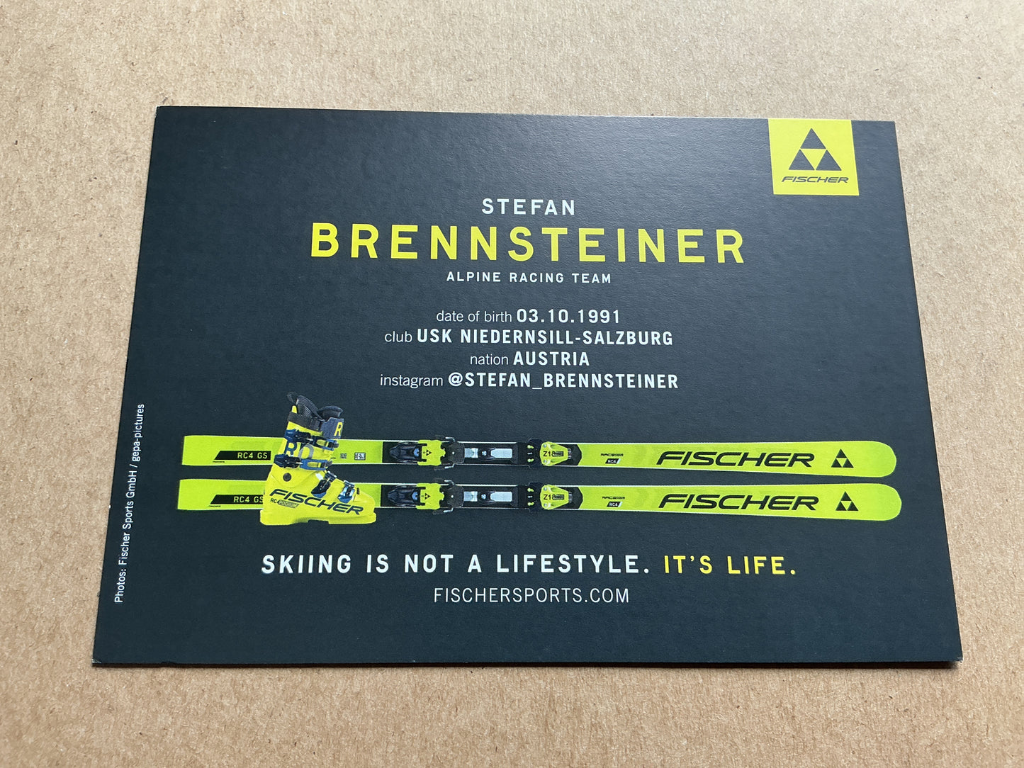 Stefan Brennsteiner, Austria 🇦🇹 Alpine Winter Sports 2024/25 hand signed