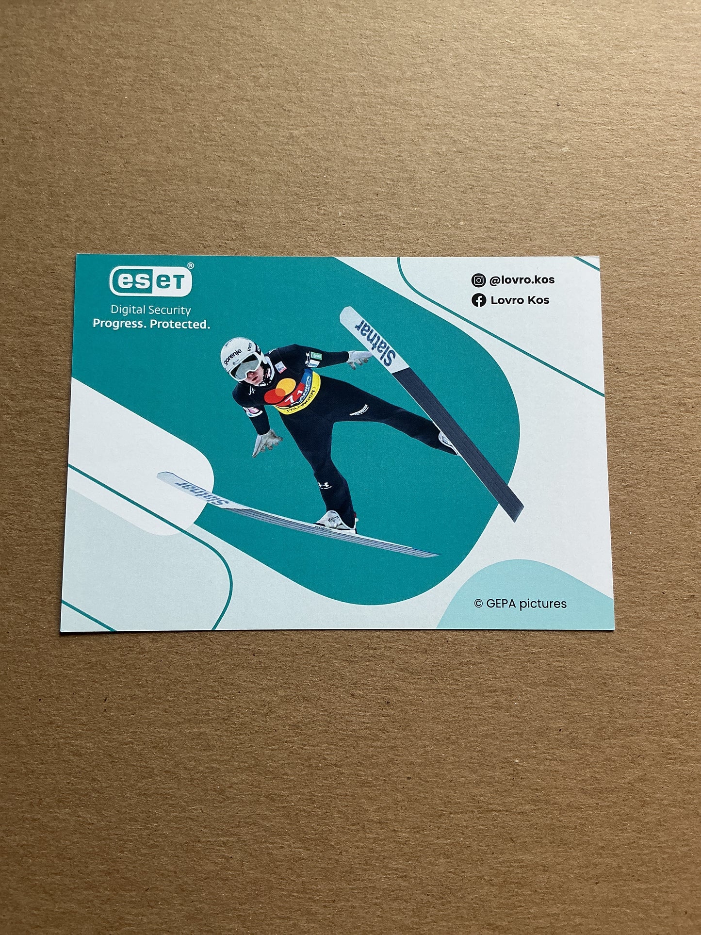 Lovro Kos, Slovenia 🇸🇮 Ski Jumping Winter 2025/26 hand signed