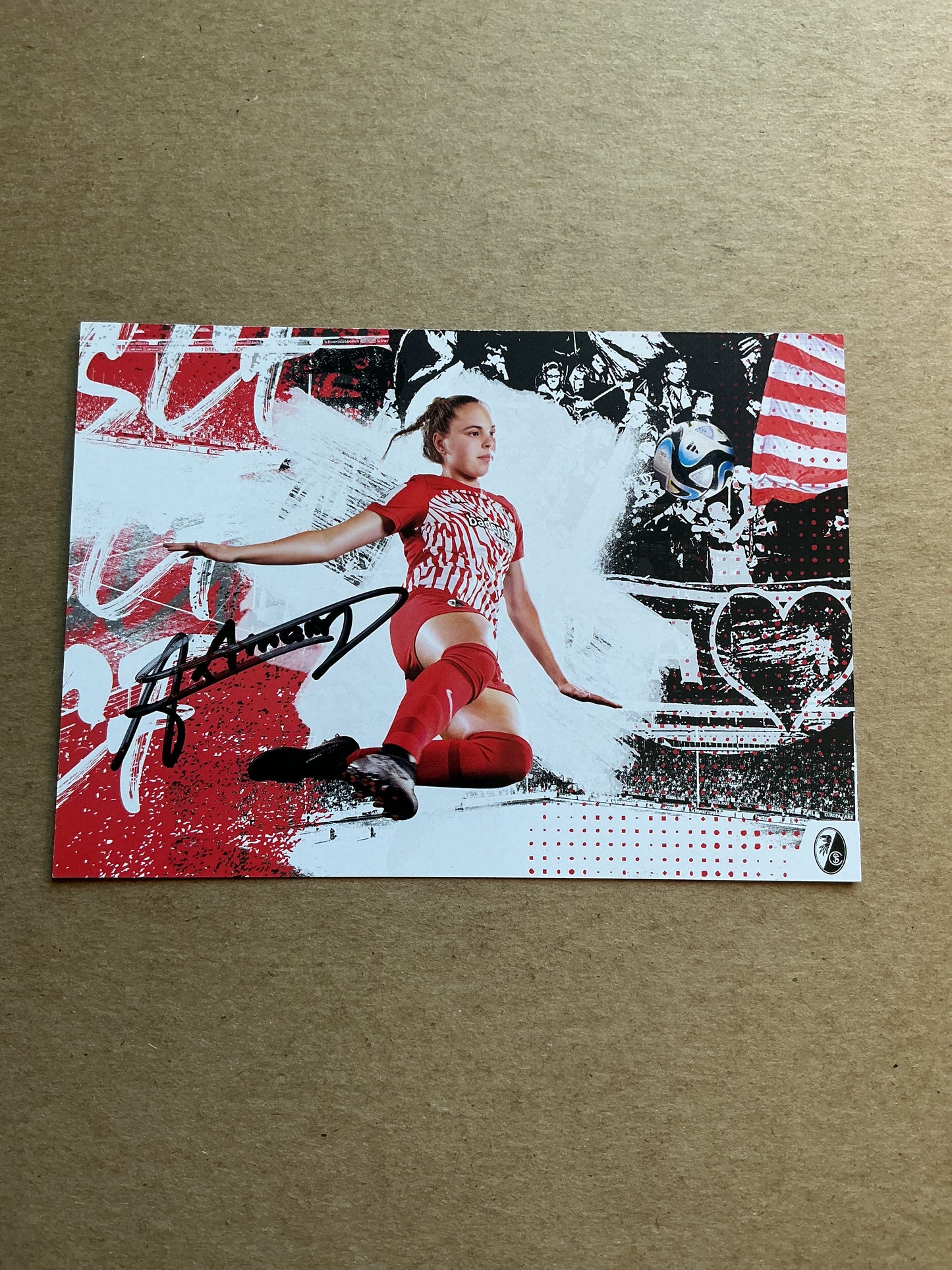 Alina Axtmann, Germany 🇩🇪 SC Freiburg 2023/24 hand signed