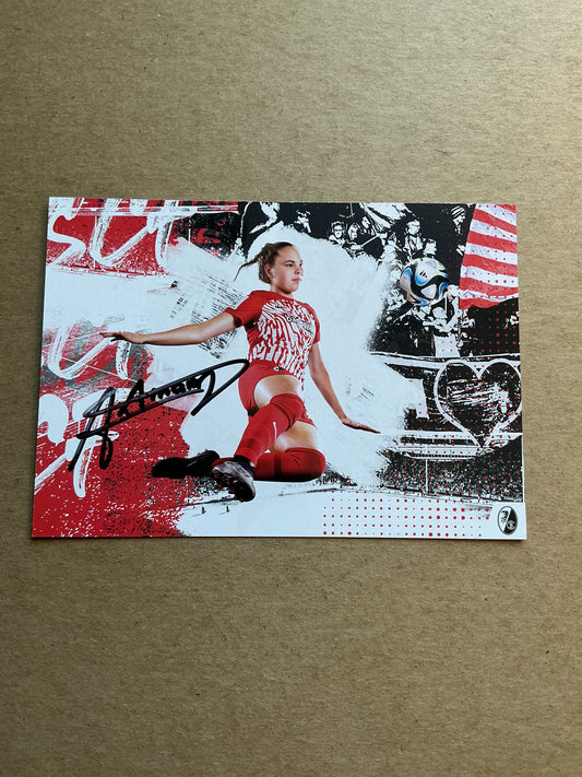 Alina Axtmann, Germany 🇩🇪 SC Freiburg 2023/24 hand signed