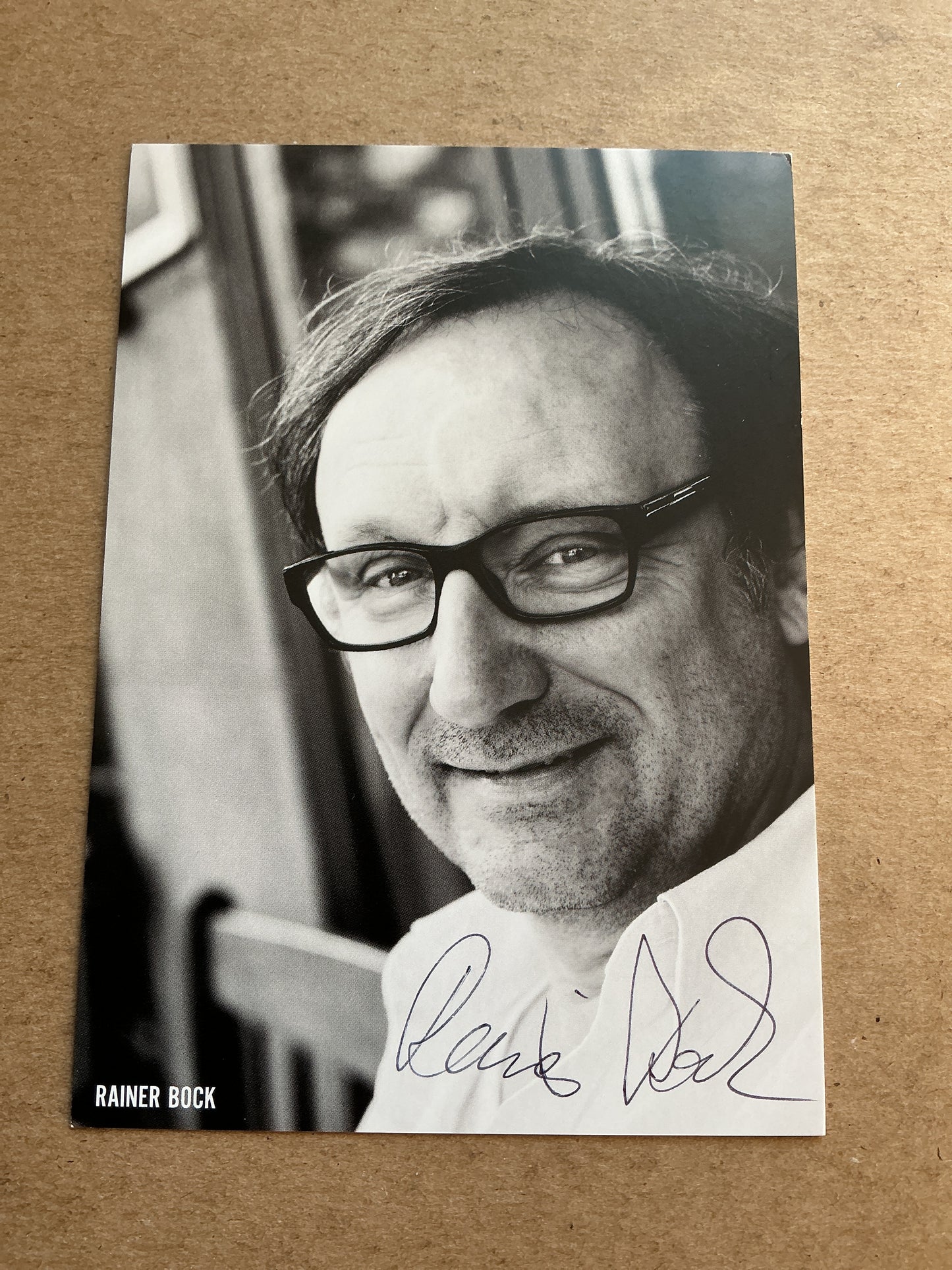 Rainer Bock, Germany 🇩🇪 Actor 2024 hand signed