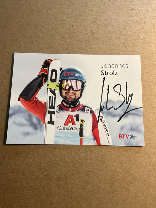 Johannes Strolz, Austria 🇦🇹 Alpine Winter Sports 2024/25 hand signed