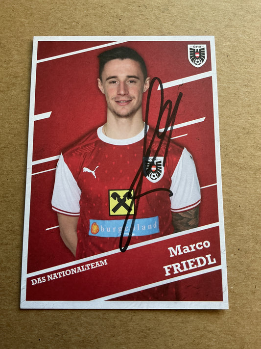 Marco Friedl, Austria 🇦🇹 2021 hand signed