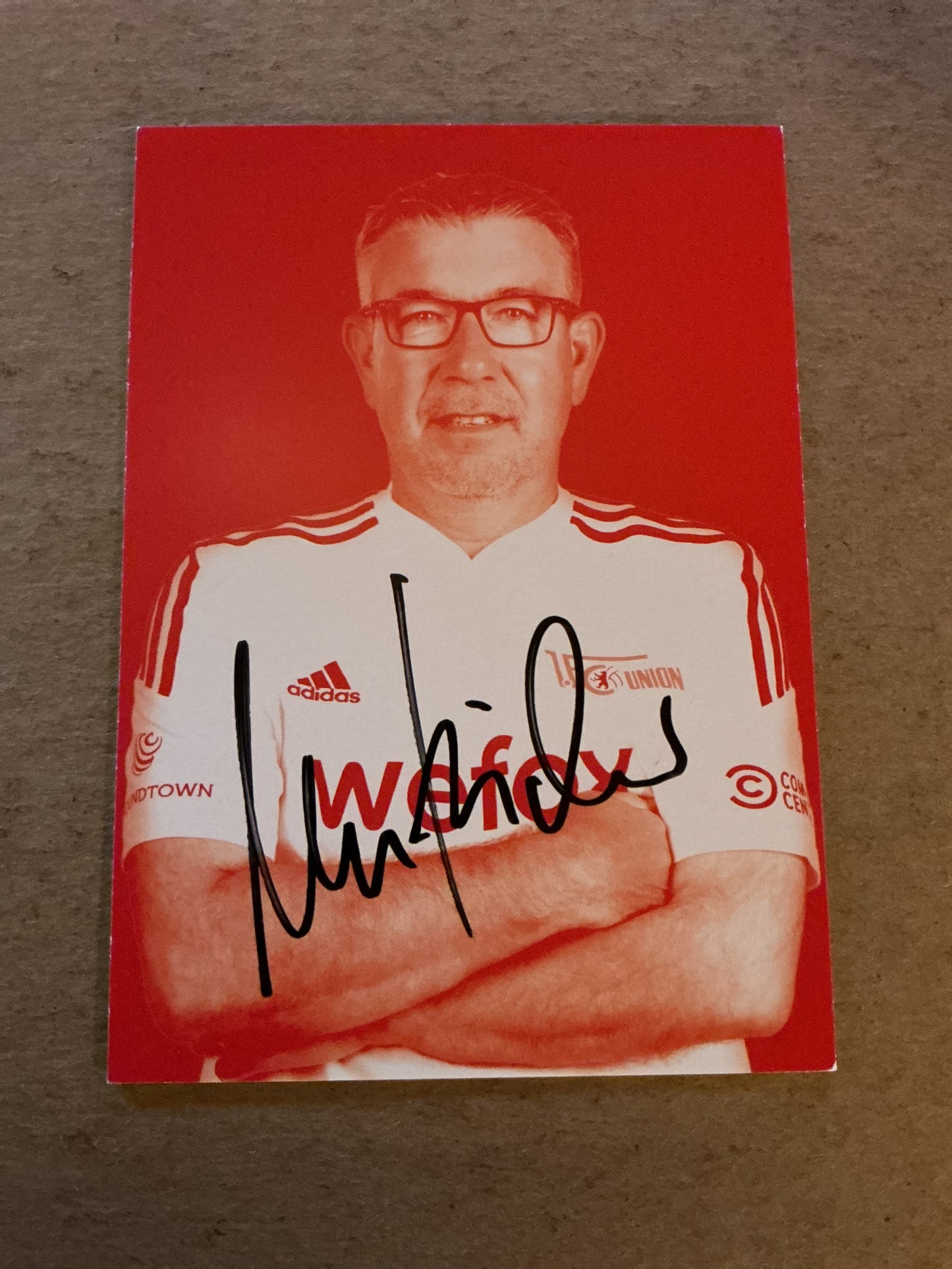 Urs Fischer, Switzerland 🇨🇭 1.FC Union Berlin 2022/23 hand signed