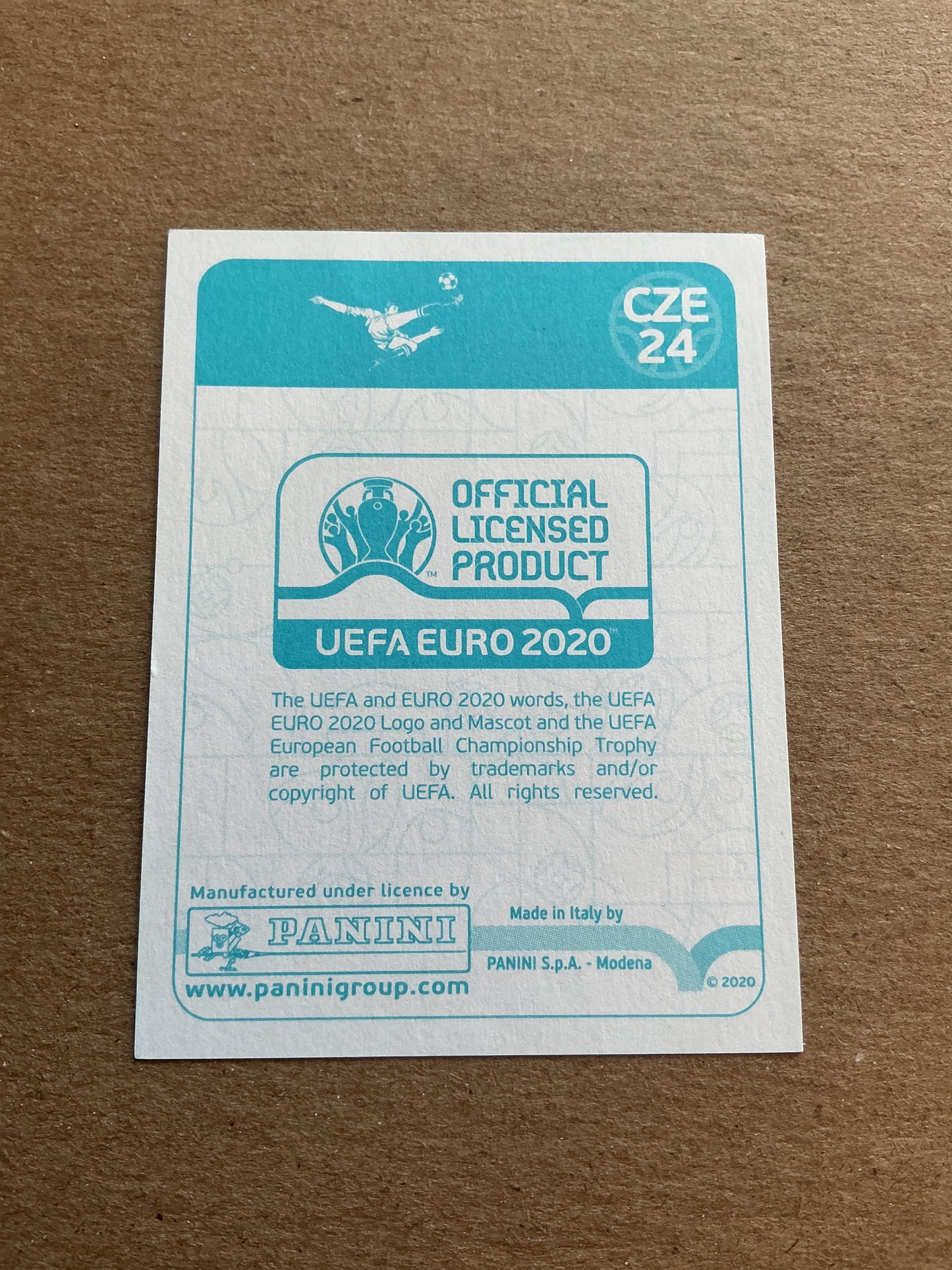 Alex Král, Czech Republic 🇨🇿 UEFA Euro 2020 Panini hand signed