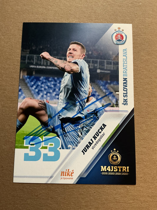 Jurai Kucka, Slovakia 🇸🇰 ŠK Slovan Bratislava 2022/23 hand signed