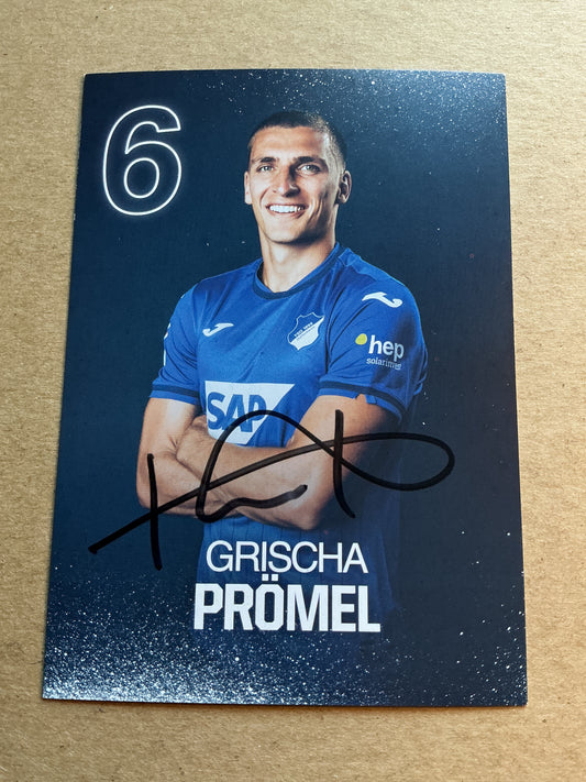 Grischa Prömel, Germany 🇩🇪 TSG 1899 Hoffenheim 2024/25 hand signed