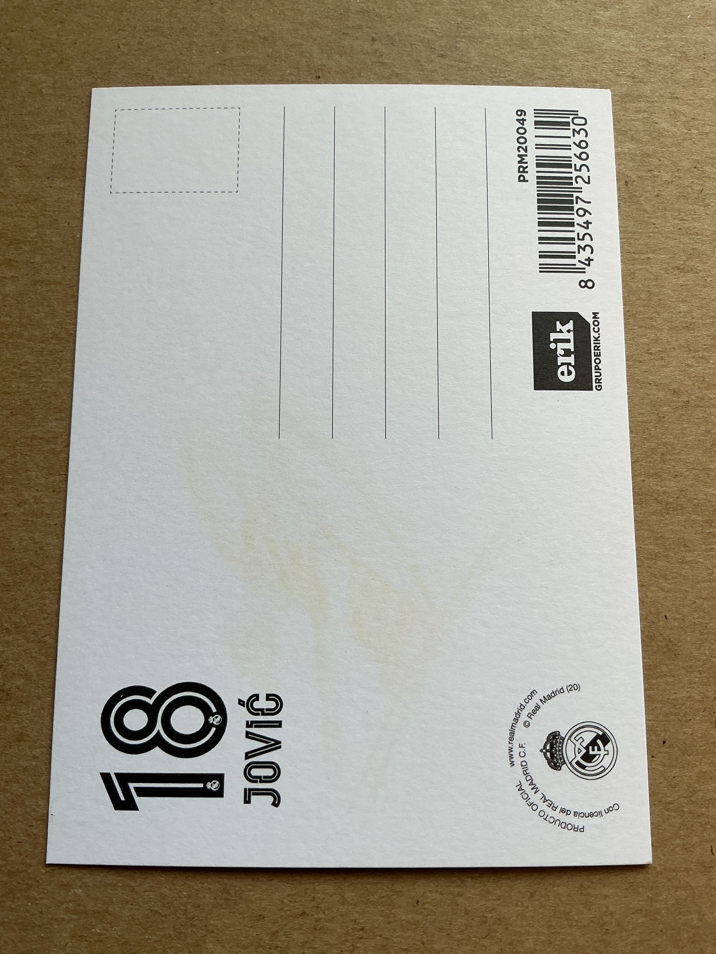 Luka Jovic, Serbia 🇷🇸 Real Madrid 2020/21 hand signed