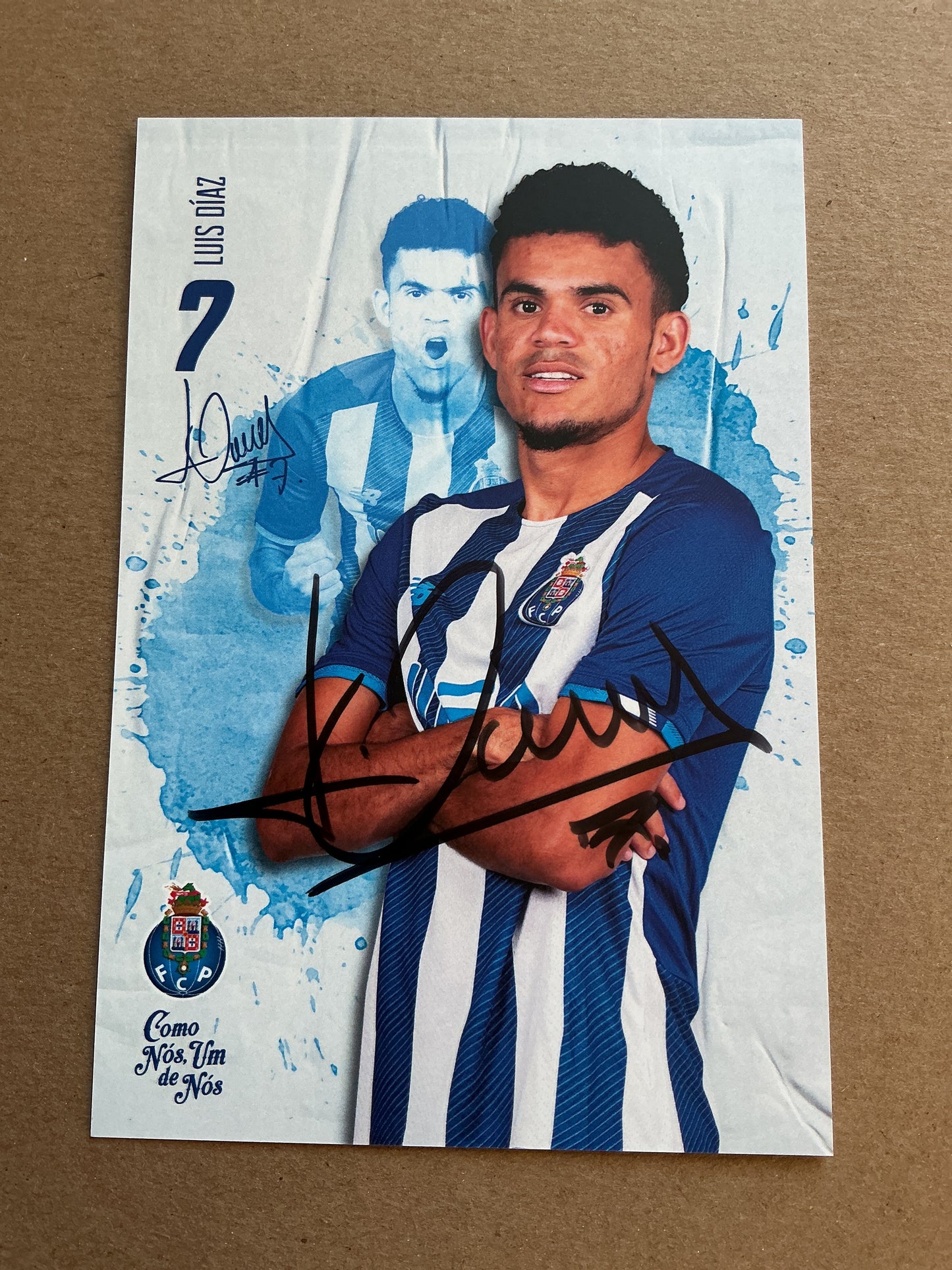 Luis Díaz, Colombia 🇨🇴 FC Porto 2021/22 hand signed