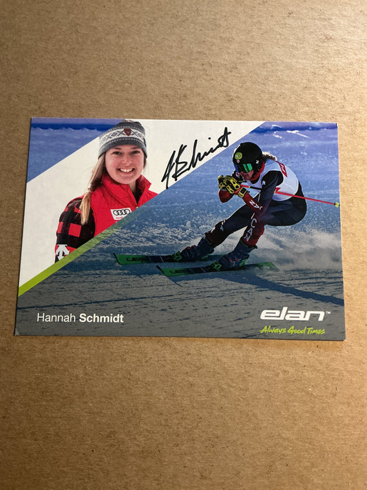 Hannah Schmidt, Canada 🇨🇦 Freestyle Winter Sports 2024/25 hand signed