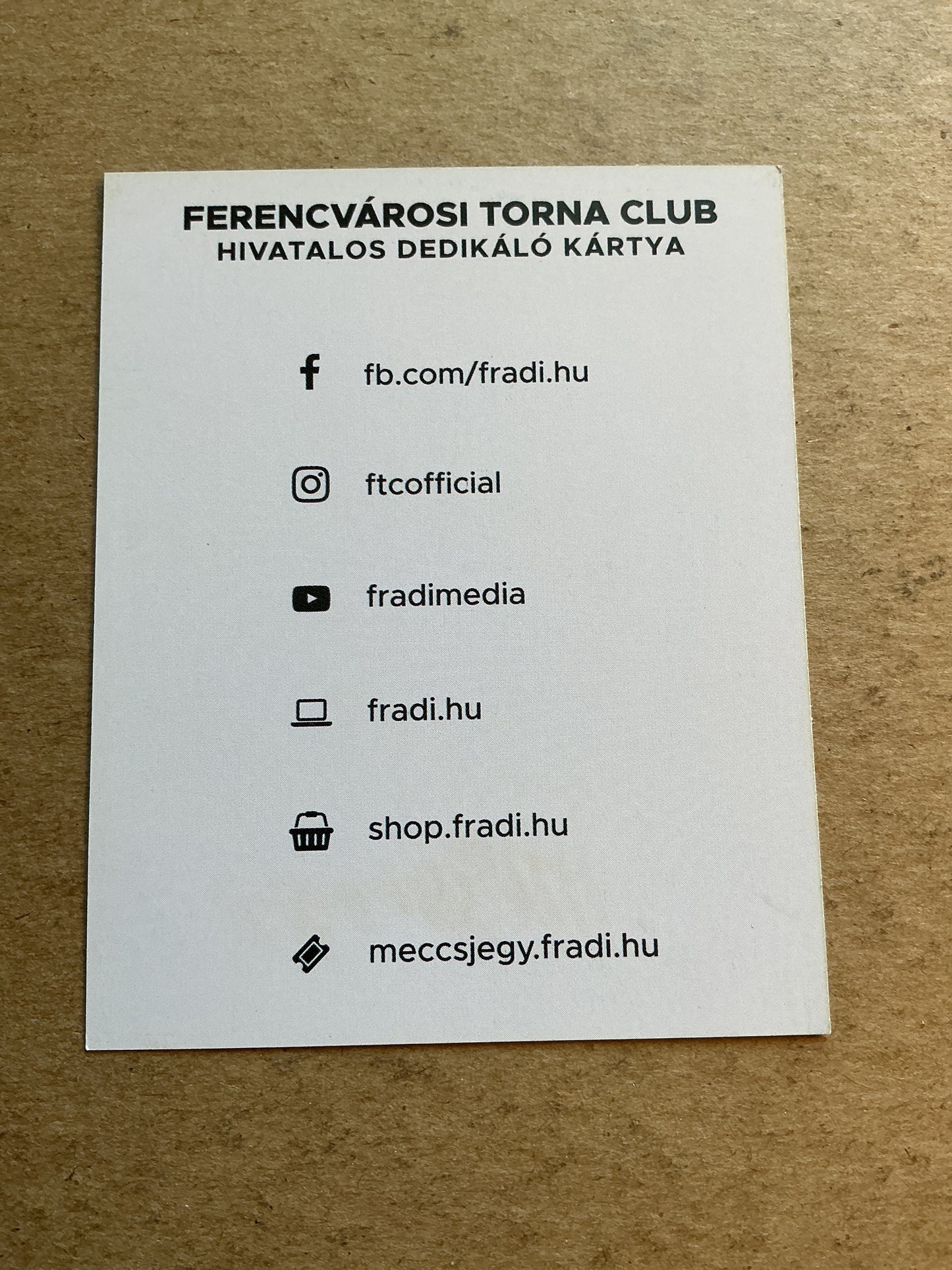 Ihor Haratin, Ukraine 🇺🇦 Ferencváros 2020/21 hand signed