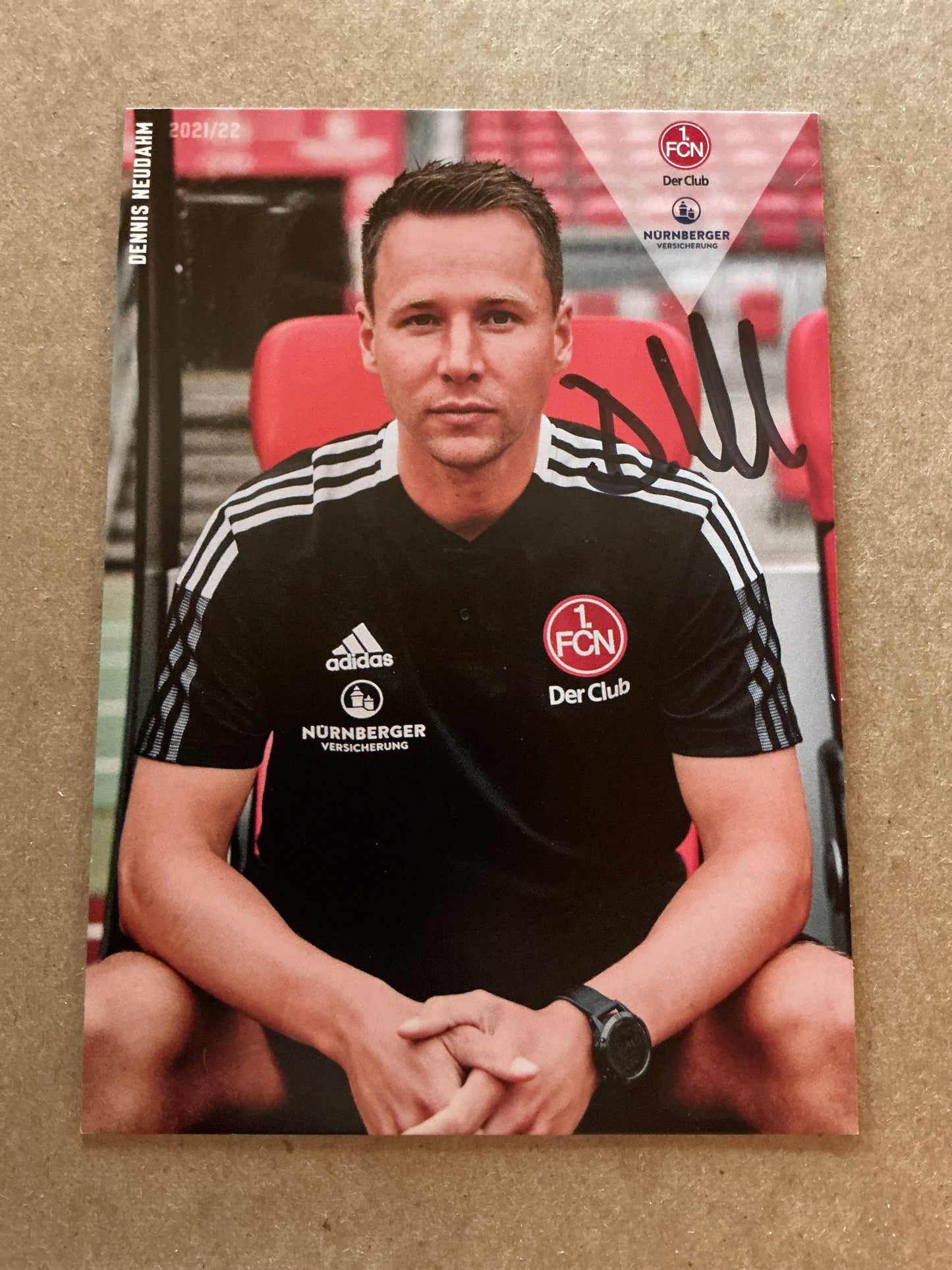 Dennis Neudahm, Germany 🇩🇪 1.FC Nürnberg 2021/22 hand signed