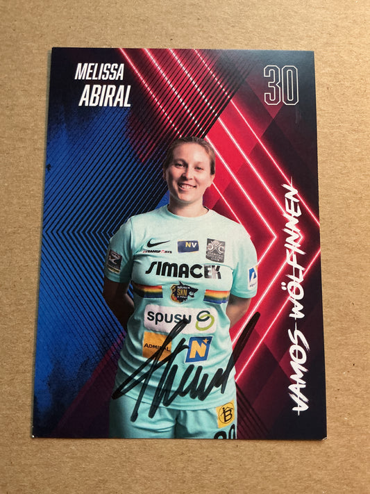 Melissa Abral, Austria 🇦🇹 SKN St.Pölten 2022/23 hand signed