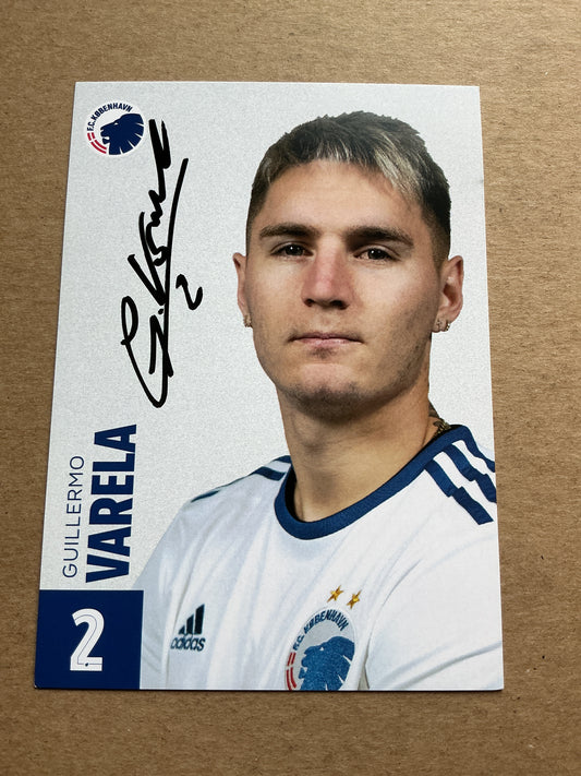 Guillermo Varela, Uruguay 🇺🇾 FC Copenhagen 2018/19 hand signed