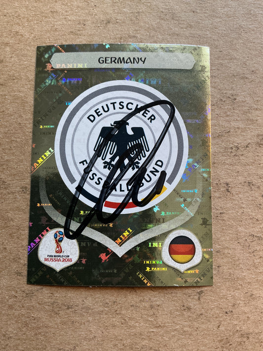 Joachim Löw, Germany 🇩🇪 FIFA World Cup 2018 Panini hand signed
