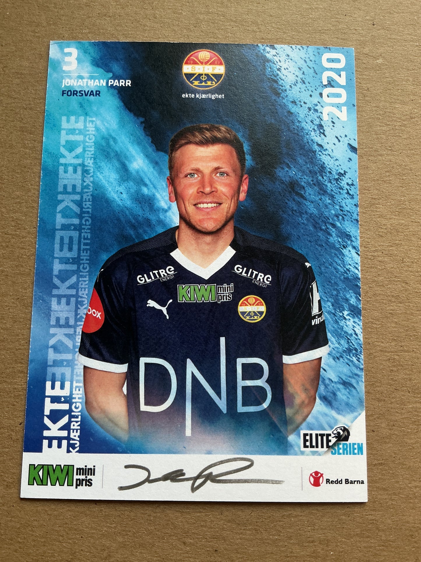 Jonathan Parr, Norway 🇳🇴 Strømsgodset IF 2020/21 hand signed