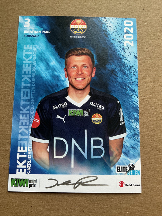 Jonathan Parr, Norway 🇳🇴 Strømsgodset IF 2020/21 hand signed