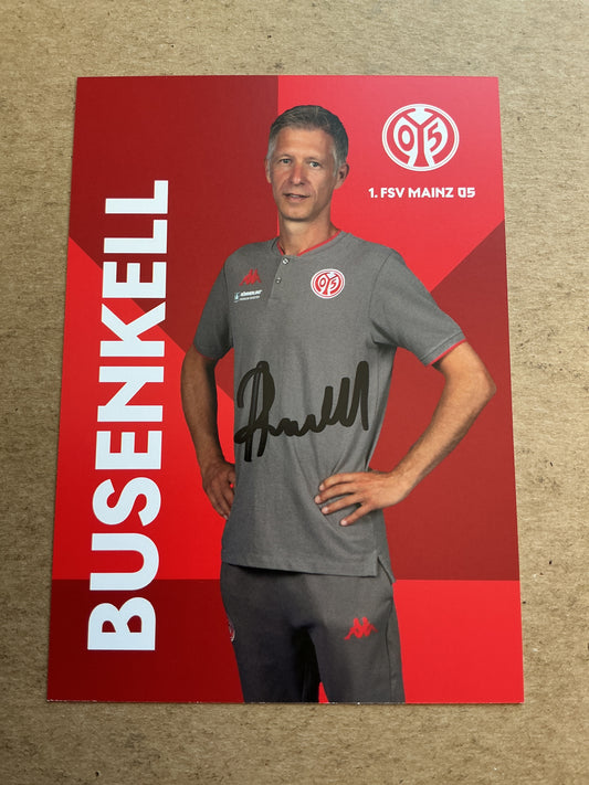 Axel Busenkell, Germany 🇩🇪 FSV Mainz 05 2020/21 hand signed
