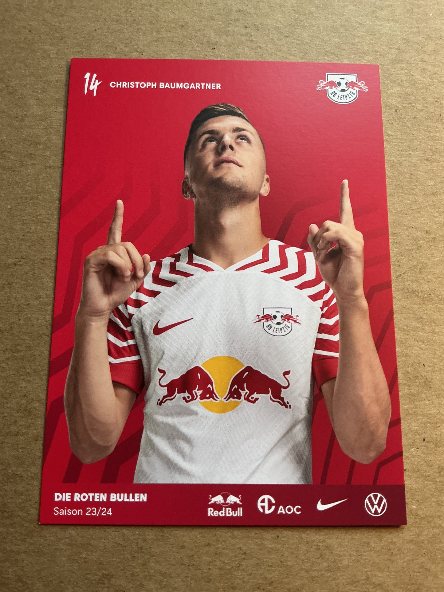 Christoph Baumgartner, Austria 🇦🇹 RB Leipzig 2023/24 hand signed