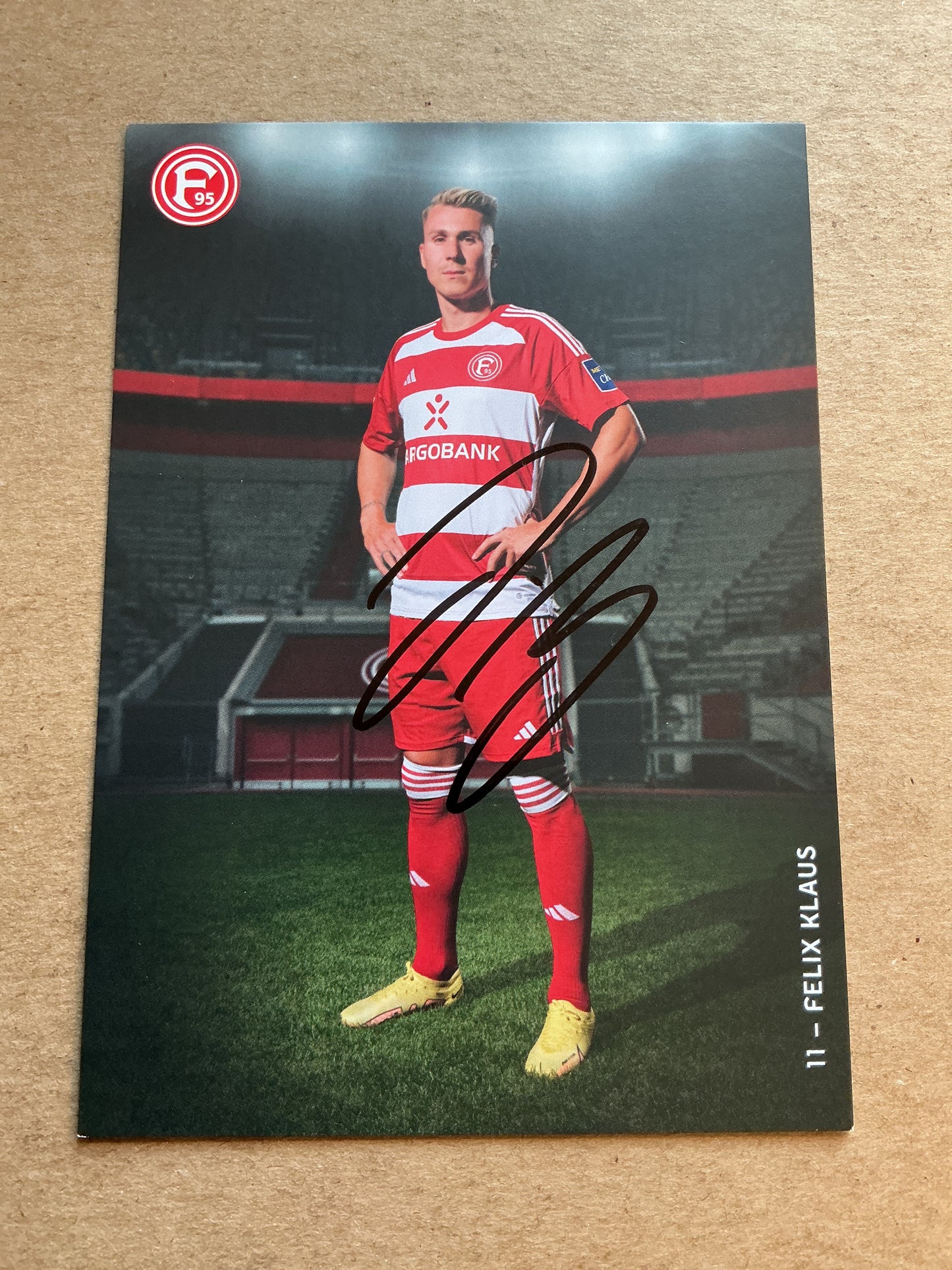 Felix Klaus, Germany 🇩🇪 Fortuna Düsseldorf 2023/24 hand signed